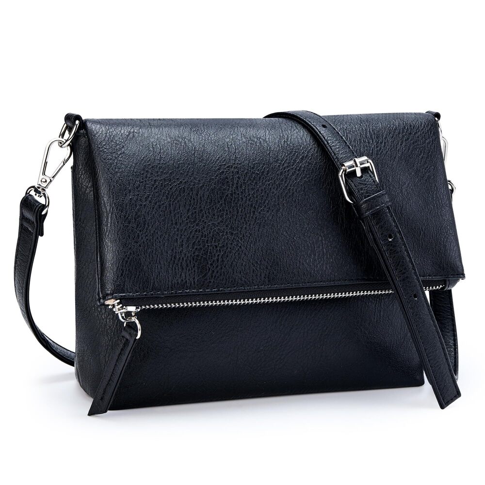 2128 Vintage Vegan Leather Crossbody Bag PU Shoulder Bag Handbag Multiple